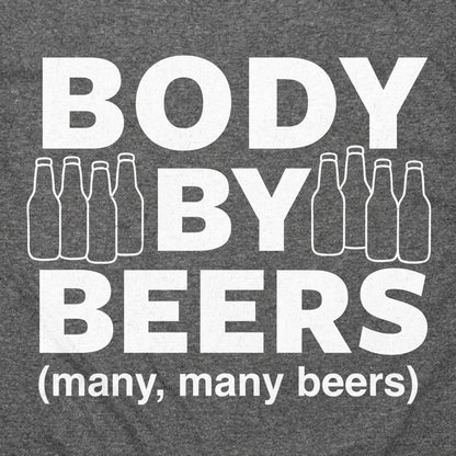 Body By Beers Many Many Beers with Bottles detail