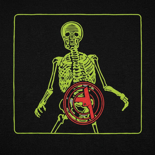 Body Scanner Alert X-Ray Skeleton Scan detail