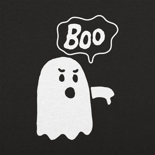 Boo Ghost Giving a Thumbs Down graphic tee design