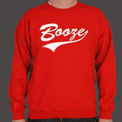 Booze Retro Varsity Script Sports Logo