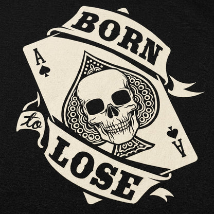 Born To Lose Skull Ace of Spades detail