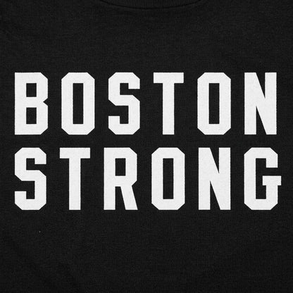 Boston Strong Bold Text Design detail