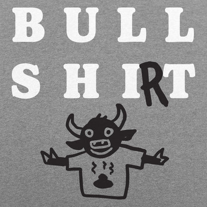 Bull Shirt Funny Pun with Cartoon Bull Wearing Shirt