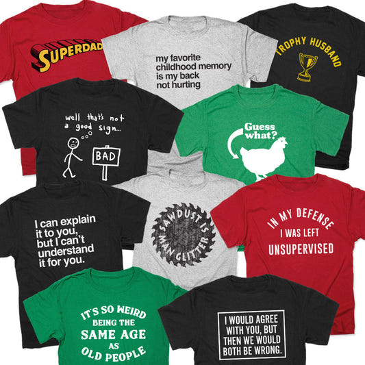 Dad Bundle of Ten Funny Sarcastic Sayings graphic Unisex Heavyweight T-Shirt