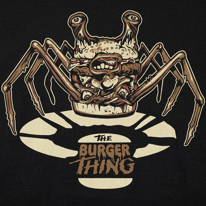 Burger Thing Spider Legged Monster Burger Creature detail