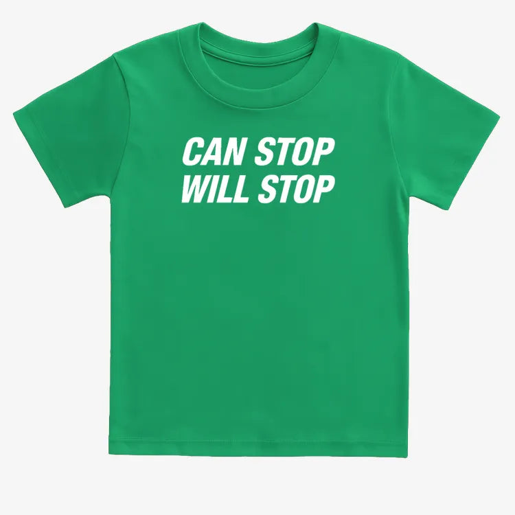 Can Stop Will Stop-Kids T-Shirt-Green