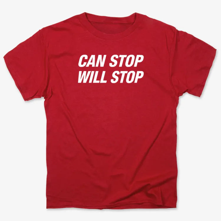 Can Stop Will Stop-Men's T-Shirt-Red