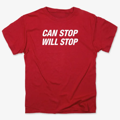 Can Stop Will Stop-Men's T-Shirt-Red