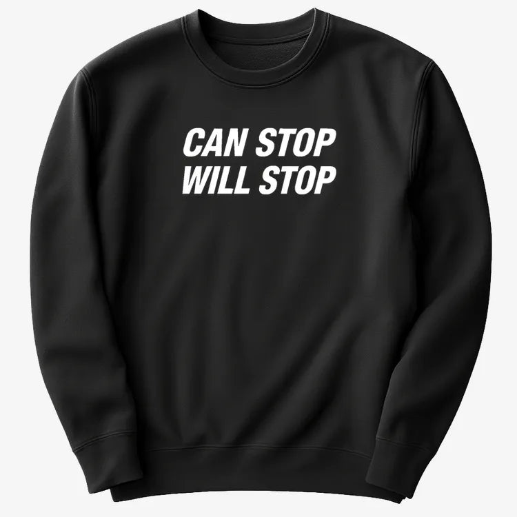 Can Stop Will Stop-Sweater-Black