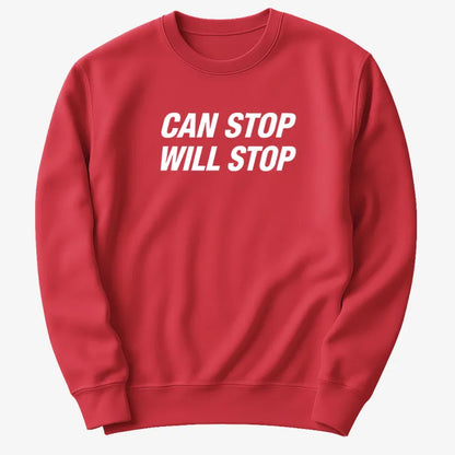 Can Stop Will Stop-Sweater-Red
