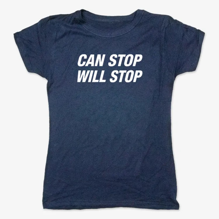 Can Stop Will Stop-Women's T-Shirt-True Navy