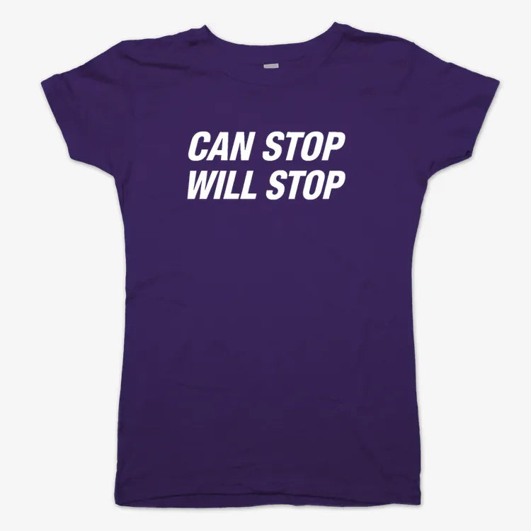 Can Stop Will Stop-Women's T-Shirt-Violet