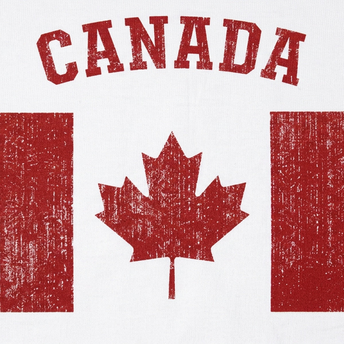 Canada Flag with Maple Leaf detail