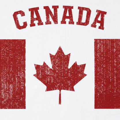 Canada Flag with Maple Leaf detail