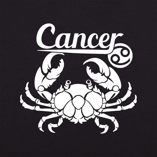 Cancer Zodiac Crab Astrology Sign graphic Unisex Heavyweight T-Shirt in Black