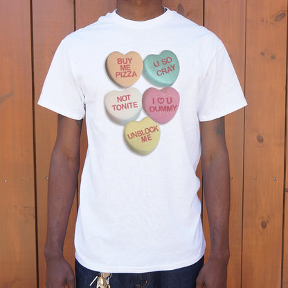 Candy Hearts with Sassy Sayings Graphic
