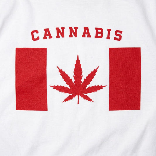 Cannabis Canada Flag Graphic detail