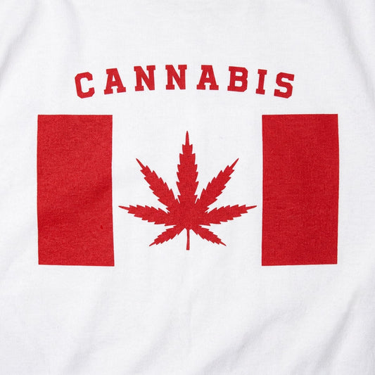 Cannabis Canada Flag Graphic detail