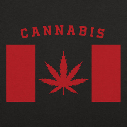 Cannabis Canada Flag Graphic