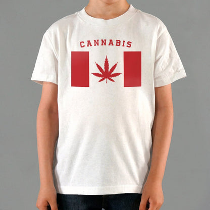 Cannabis Canada Flag Graphic