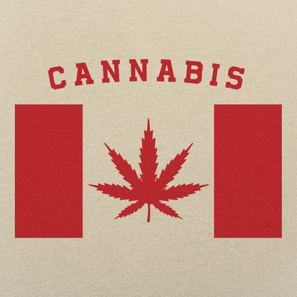 Cannabis Canada Flag Graphic