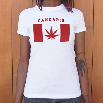 Cannabis Canada Flag Graphic