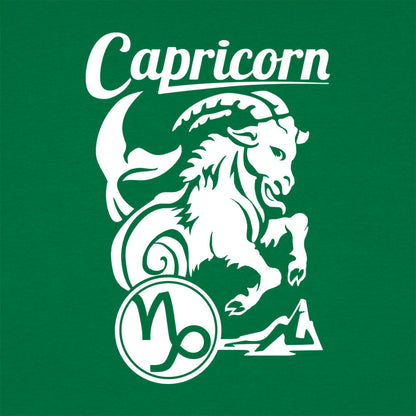 Capricorn Zodiac Sea Goat with Astrology Symbol