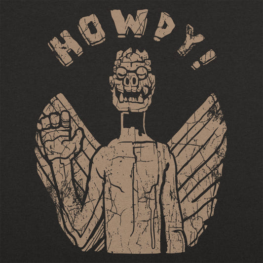 Captain Howdy Winged Demon Graphic tee design