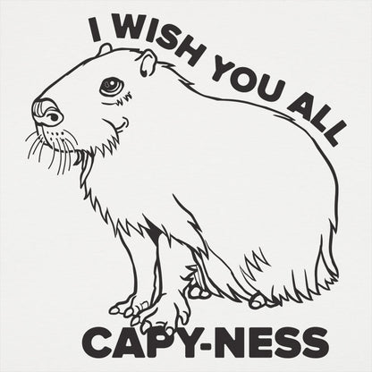Capyness Capybara Wishing You All Happiness