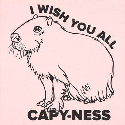 Capyness Capybara Wishing You All Happiness