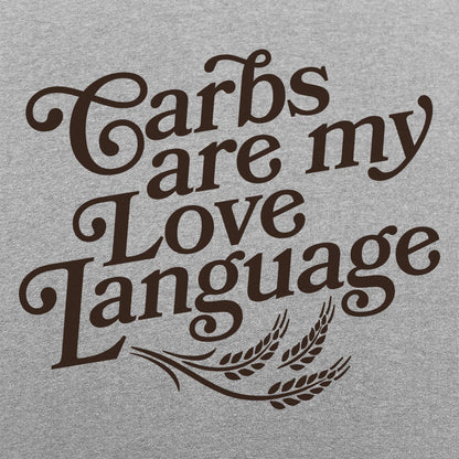 Carbs Are My Love Language Graphic