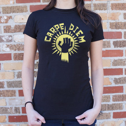 Carpe Diem Rising Sun Fist Seize the Day