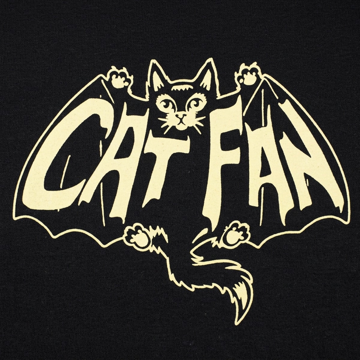 Cat Fan Bat Wings Design detail