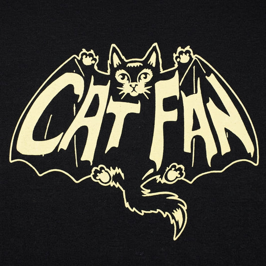 Cat Fan Bat Wings Design detail