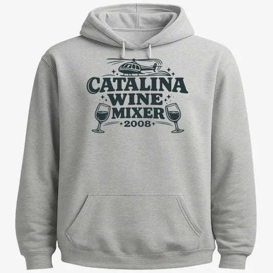 Catalina Wine Mixer-Hoodie-Gray Heather