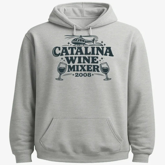 Catalina Wine Mixer-Hoodie-Gray Heather