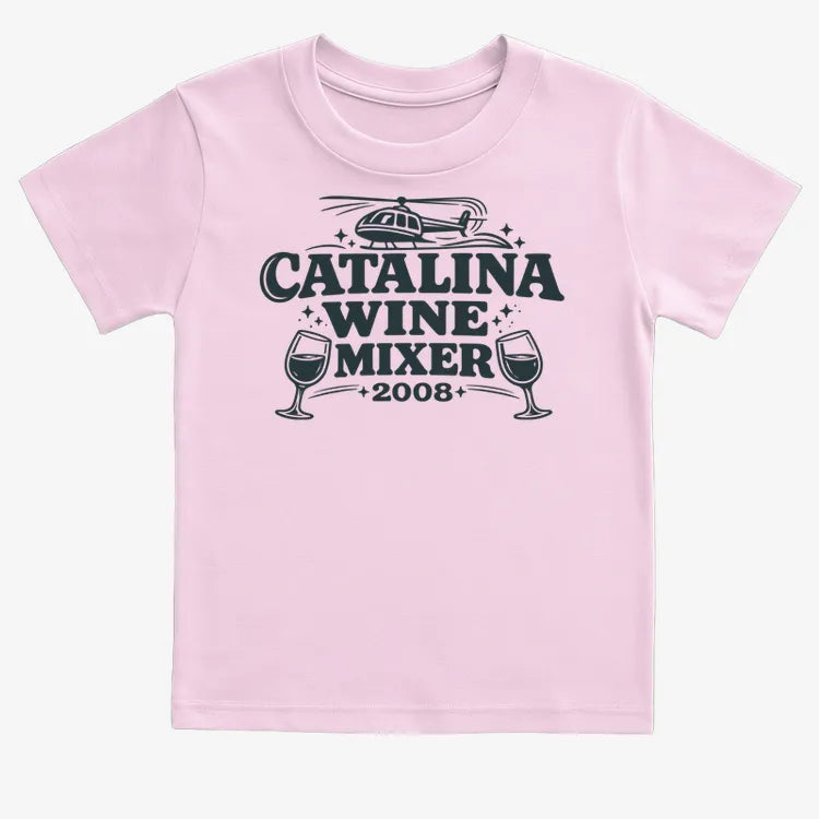 Catalina Wine Mixer-Kids T-Shirt-Pink