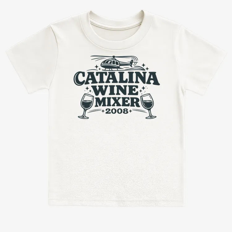 Catalina Wine Mixer-Kids T-Shirt-White