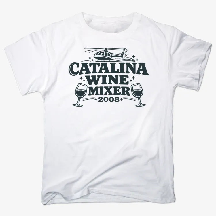 Catalina Wine Mixer-Men's T-Shirt-White