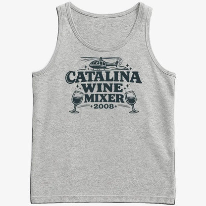 Catalina Wine Mixer-Men's Tank Top-Gray Heather