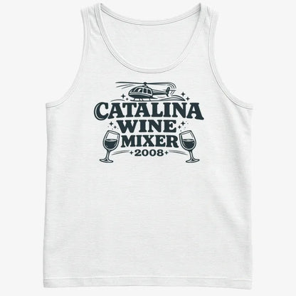 Catalina Wine Mixer-Men's Tank Top-White
