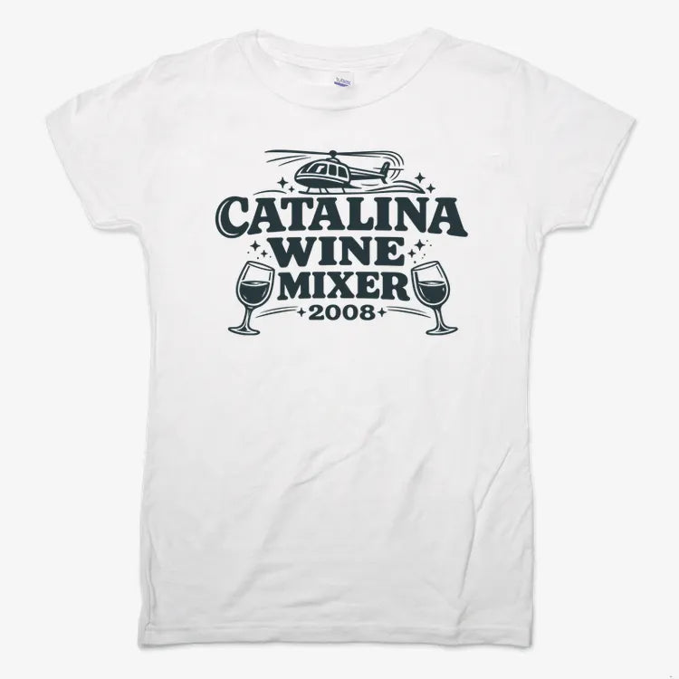 Catalina Wine Mixer-Women's T-Shirt-Snow