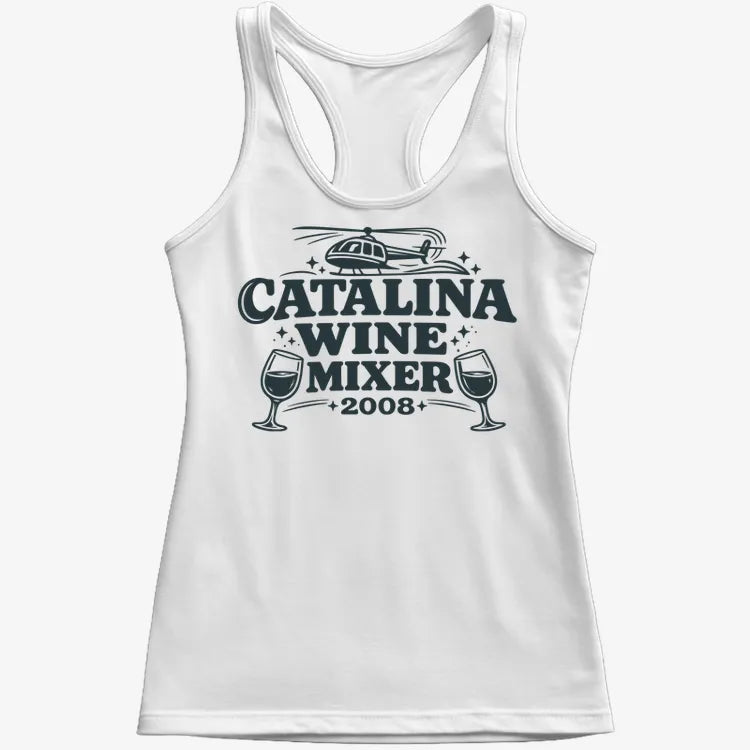Catalina Wine Mixer-Women's Tank Top-Snow