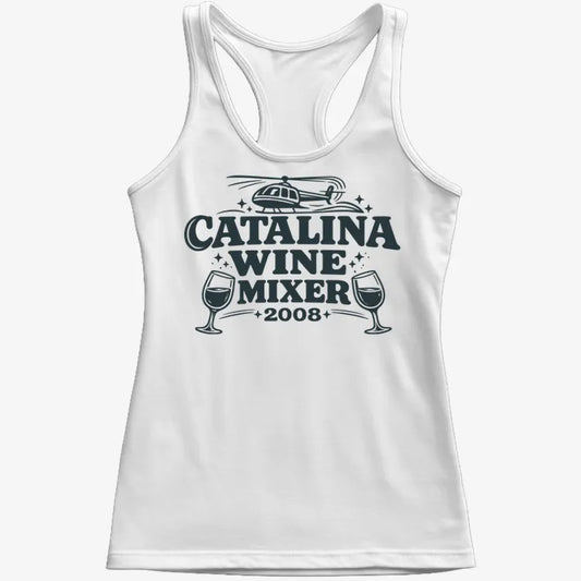 Catalina Wine Mixer-Women's Tank Top-Snow