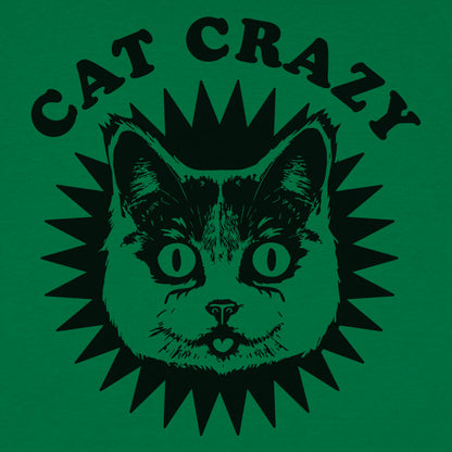 Cat Crazy Wide Eyed Cat Face