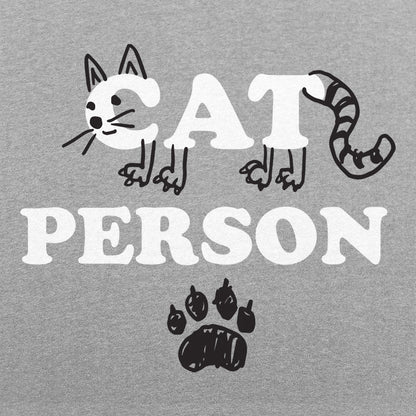 Cat Person Cat Face Paw Print Design