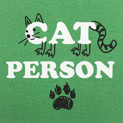 Cat Person Cat Face Paw Print Design