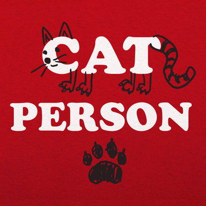 Cat Person Cat Face Paw Print Design