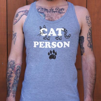 Cat Person Cat Face Paw Print Design