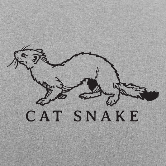 Cat Snake Long Weasel Ferret graphic tee design